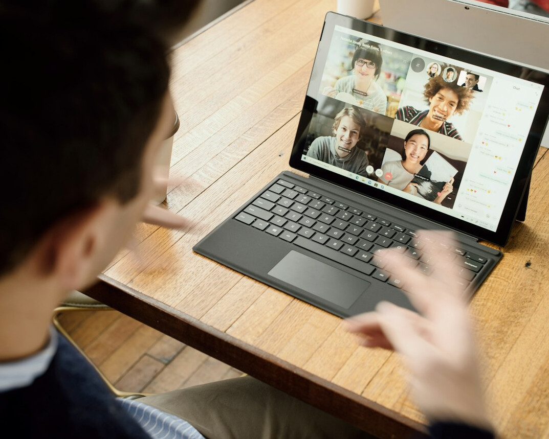 remote team video call